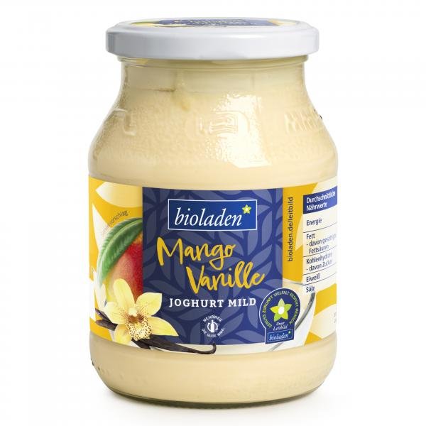 Joghurt Mango-Vanille 3,5% im Glas | Joghurt mit Frucht | Milch ...